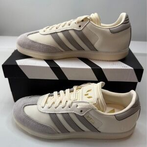 Adidas Samba‎ Messi Inter Miami CF White Brown Gold JQ0266 Youth 5 W 6.5 NWB